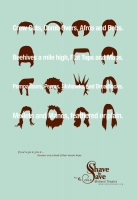 Poster promoting shavetosave.org.